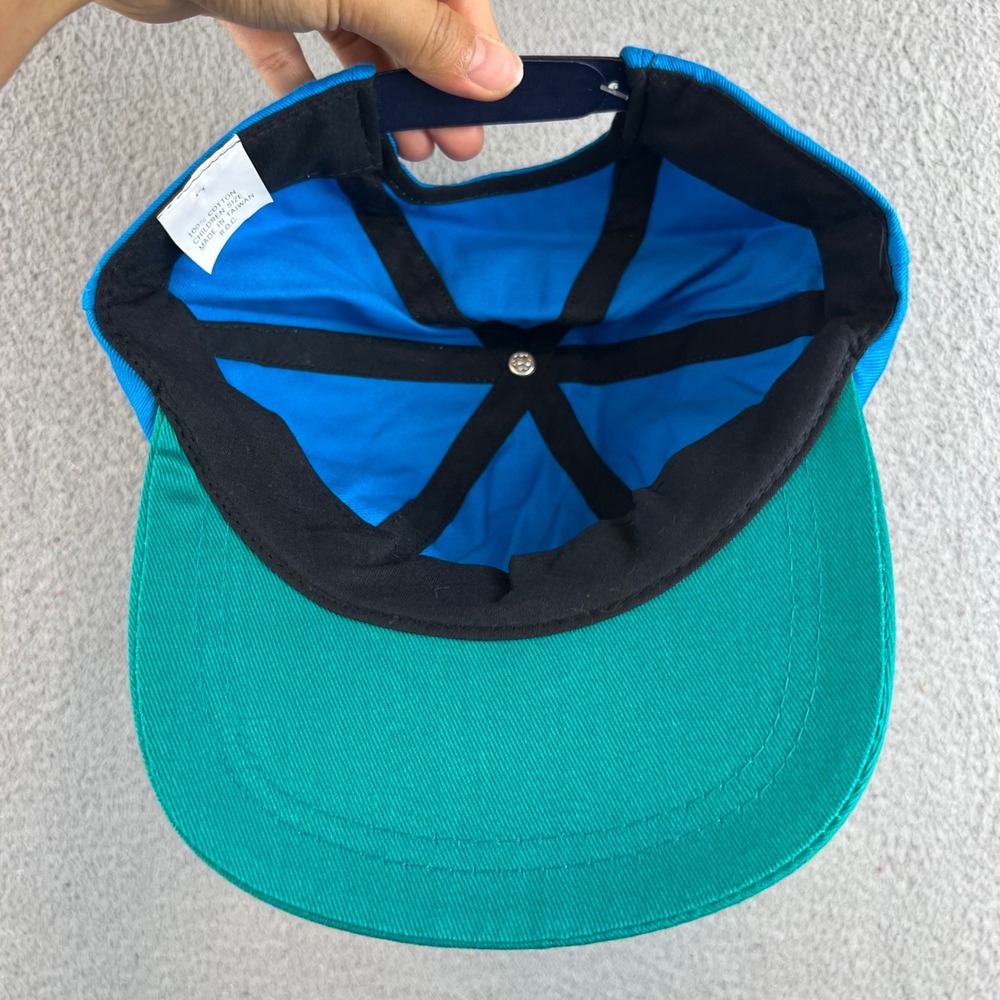 New BUM Equipment Kids Vintage Snapback Hat Blue Teal Baseball Cap ASST-12 - Picture 2 of 6
